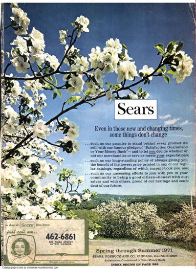 Picture of 1971 Sears Spring Summer Catalog (digital download)