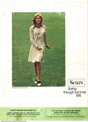 Picture of 1974 Sears Spring Summer Catalog (digital download)