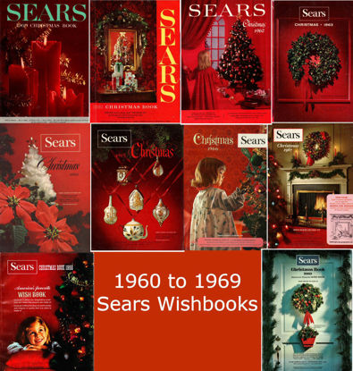 Picture of 1960-1969 Sears Wishbooks (read description)