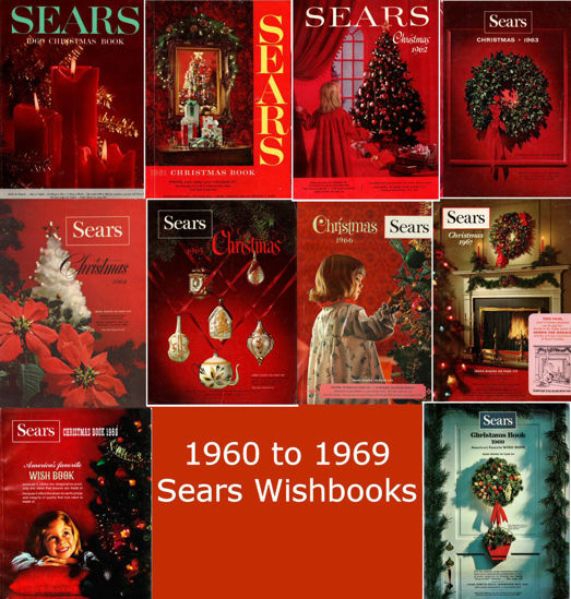 Picture of 1960-1969 Sears Wishbooks (read description)