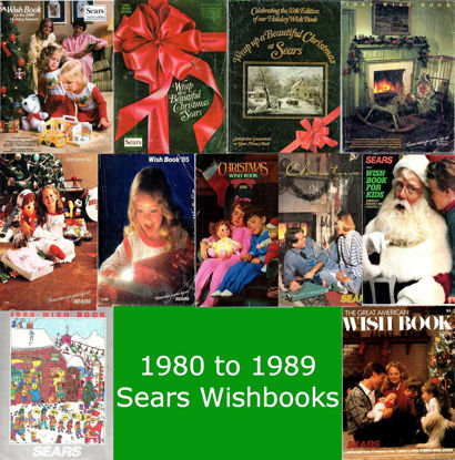 Picture of 1980-1989 Sears Wishbooks (read description)