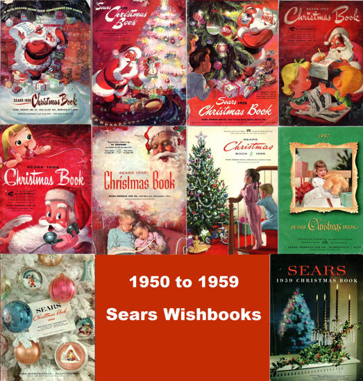 Picture of 1950-1959 Sears Wishbooks (read description)