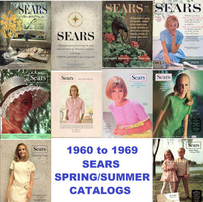 Picture of 1960-1969 Sears Spring/Summer Catalogs (read description)