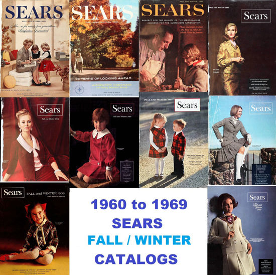 Picture of 1960-1969 Sears Fall/Winter Catalogs (read description)