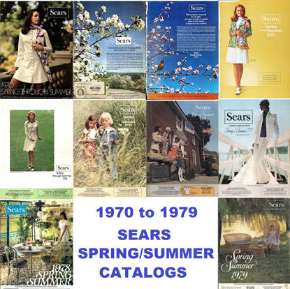 Picture of 1970-1979 Sears Spring/Summer Catalogs (read description)