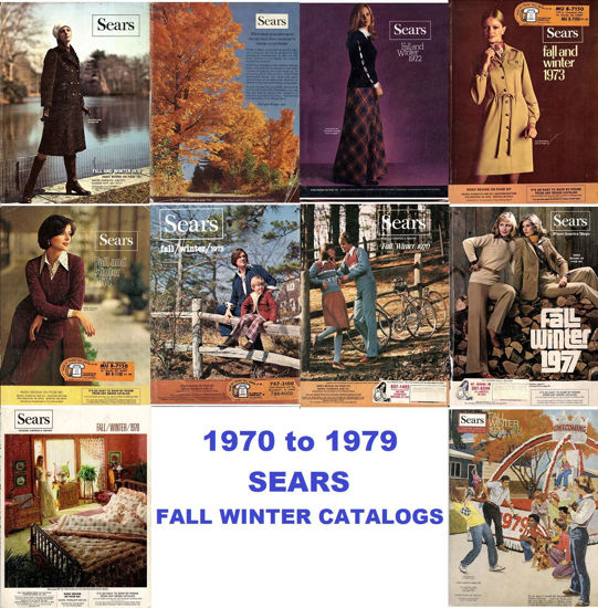 Picture of 1970-1979 Sears Fall/Winter Catalogs (read description)